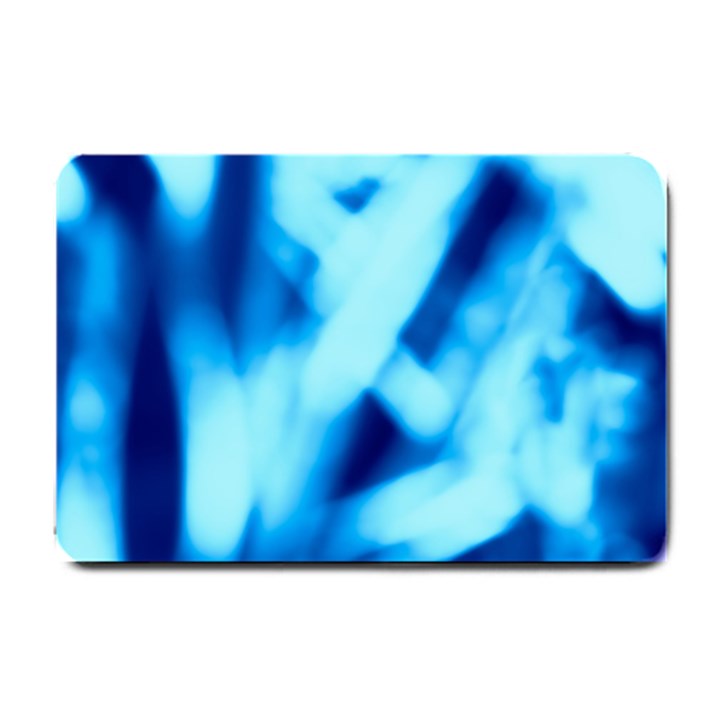 Blue Abstract 2 Small Doormat 