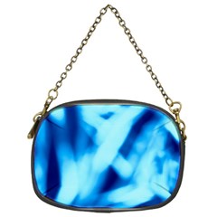 Blue Abstract 2 Chain Purse (one Side) by DimitriosArt