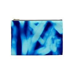 Blue Abstract 2 Cosmetic Bag (medium) by DimitriosArt