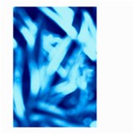 Blue Abstract 2 Small Garden Flag (Two Sides) Back