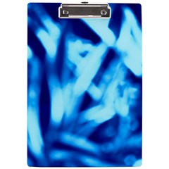 Blue Abstract 2 A4 Clipboard by DimitriosArt