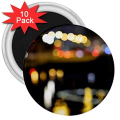 City Lights 3  Magnets (10 Pack)  by DimitriosArt