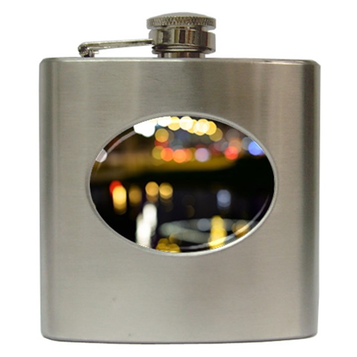 City Lights Hip Flask (6 oz)