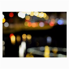 City Lights Large Glasses Cloth by DimitriosArt