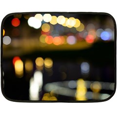 City Lights Double Sided Fleece Blanket (mini)  by DimitriosArt