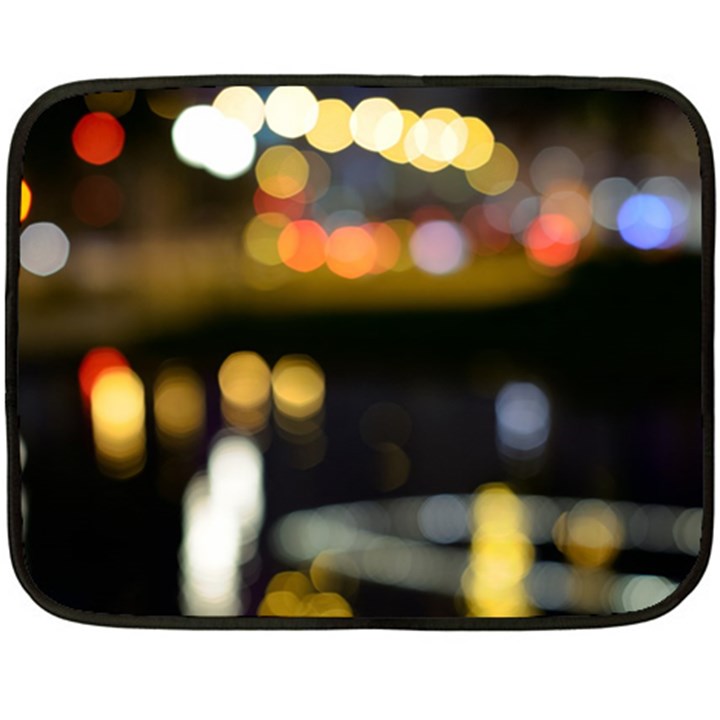 City Lights Double Sided Fleece Blanket (Mini) 