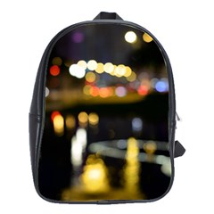 City Lights School Bag (large) by DimitriosArt