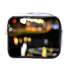 City Lights Mini Toiletries Bag (one Side) by DimitriosArt