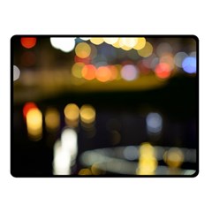 City Lights Fleece Blanket (small) by DimitriosArt