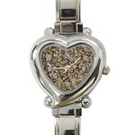 Universe Pattern Heart Italian Charm Watch Front