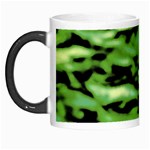 Green  Waves Abstract Series No11 Morph Mugs Left