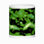 Green  Waves Abstract Series No11 Morph Mugs Center