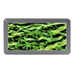 Green  Waves Abstract Series No11 Memory Card Reader (Mini) Front