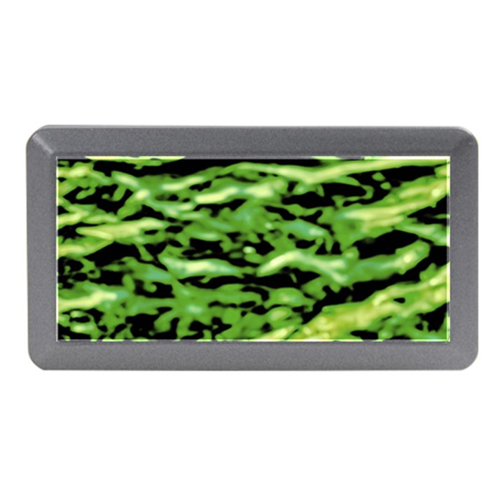 Green  Waves Abstract Series No11 Memory Card Reader (Mini)