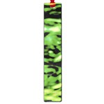 Green  Waves Abstract Series No11 Large Book Marks Front