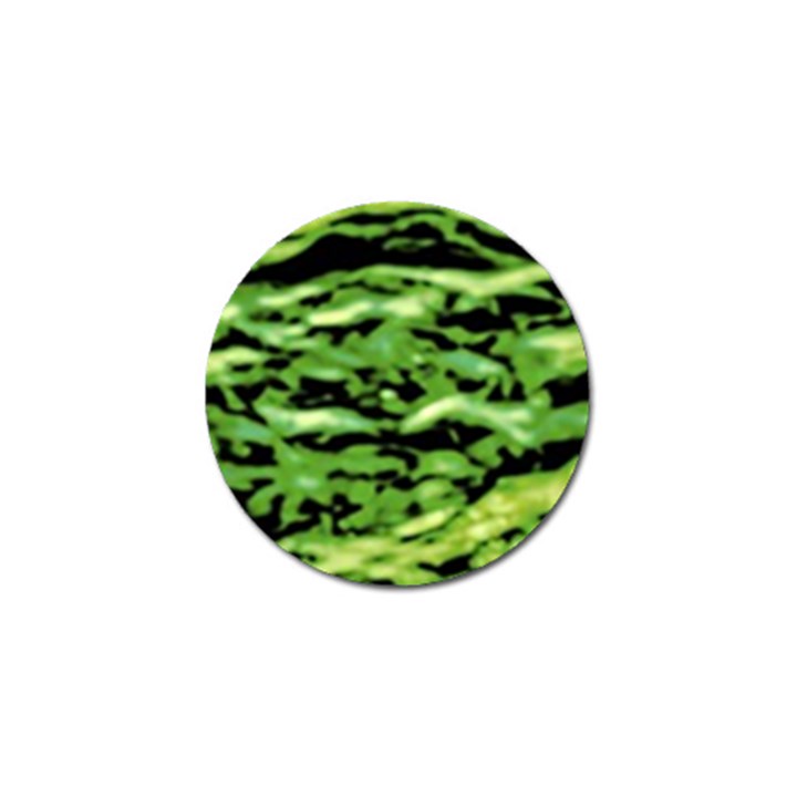 Green  Waves Abstract Series No11 Golf Ball Marker (10 pack)