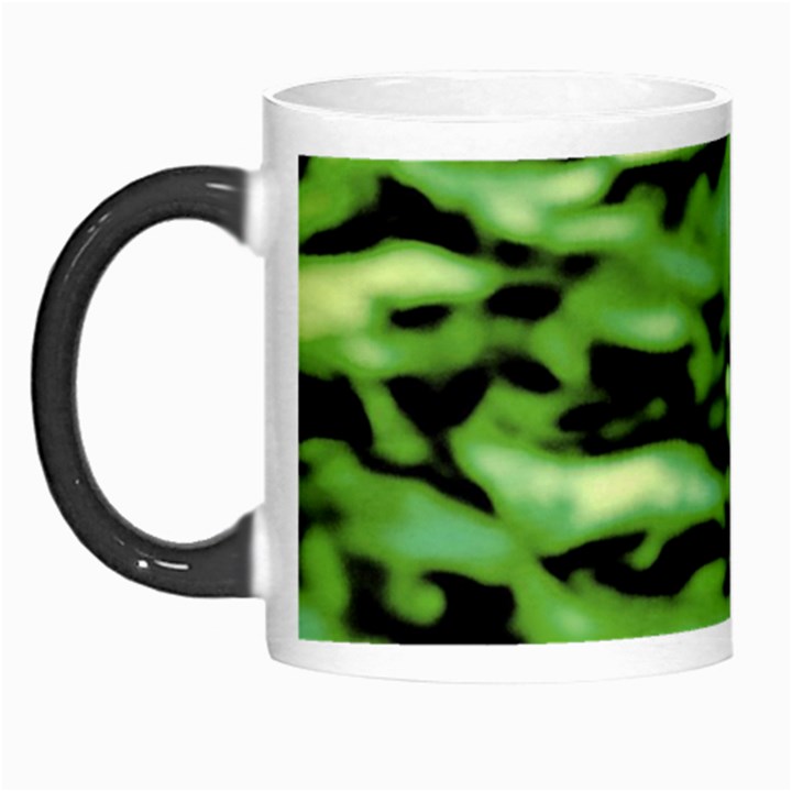 Green  Waves Abstract Series No11 Morph Mugs