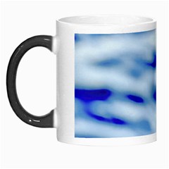 Blue Waves Abstract Series No10 Morph Mugs by DimitriosArt