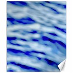 Blue Waves Abstract Series No10 Canvas 8  x 10  8.15 x9.66  Canvas - 1