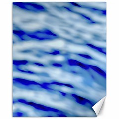 Blue Waves Abstract Series No10 Canvas 16  X 20  by DimitriosArt