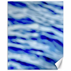 Blue Waves Abstract Series No10 Canvas 11  X 14  by DimitriosArt