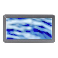 Blue Waves Abstract Series No10 Memory Card Reader (mini) by DimitriosArt