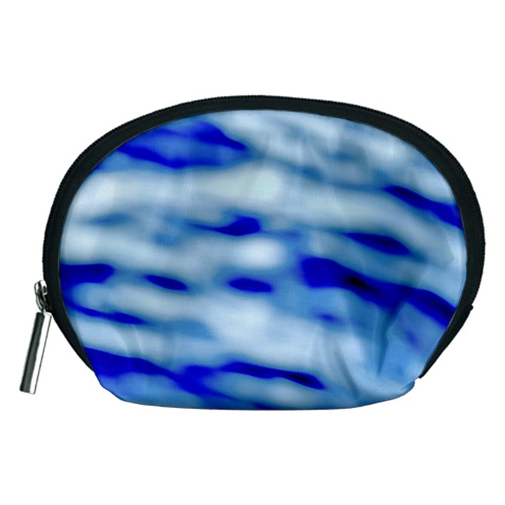 Blue Waves Abstract Series No10 Accessory Pouch (Medium)