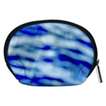 Blue Waves Abstract Series No10 Accessory Pouch (Medium) Back