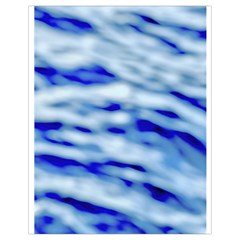 Blue Waves Abstract Series No10 Drawstring Bag (small) by DimitriosArt