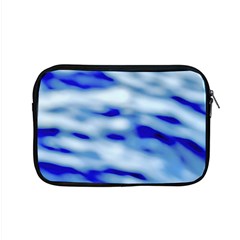 Blue Waves Abstract Series No10 Apple Macbook Pro 15  Zipper Case by DimitriosArt