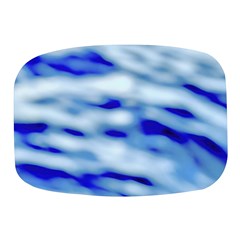 Blue Waves Abstract Series No10 Mini Square Pill Box by DimitriosArt