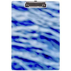 Blue Waves Abstract Series No10 A4 Clipboard by DimitriosArt