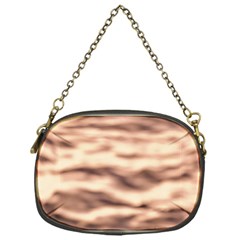 Pink  Waves Abstract Series No6 Chain Purse (one Side) by DimitriosArt