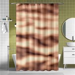 Pink  Waves Abstract Series No6 Shower Curtain 48  x 72  (Small)  Curtain(48  X 72 ) - 42.18 x64.8  Curtain(48  X 72 )