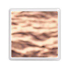 Pink  Waves Abstract Series No6 Memory Card Reader (square) by DimitriosArt