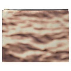 Pink  Waves Abstract Series No6 Cosmetic Bag (xxxl) by DimitriosArt