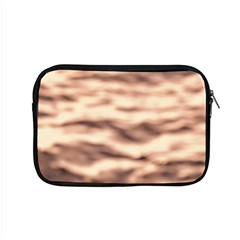 Pink  Waves Abstract Series No6 Apple Macbook Pro 15  Zipper Case by DimitriosArt