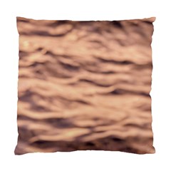 Pink  Waves Abstract Series No5 Standard Cushion Case (two Sides) by DimitriosArt