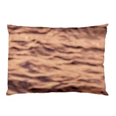 Pink  Waves Abstract Series No5 Pillow Case by DimitriosArt