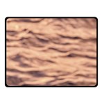 Pink  Waves Abstract Series No5 Fleece Blanket (Small) 50 x40  Blanket Front