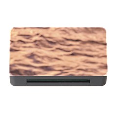 Pink  Waves Abstract Series No5 Memory Card Reader With Cf by DimitriosArt