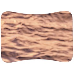 Pink  Waves Abstract Series No5 Velour Seat Head Rest Cushion by DimitriosArt