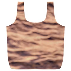 Pink  Waves Abstract Series No5 Full Print Recycle Bag (xxxl) by DimitriosArt