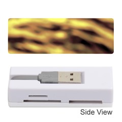 Yellow  Waves Abstract Series No10 Memory Card Reader (stick) by DimitriosArt