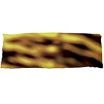 Yellow  Waves Abstract Series No10 Body Pillow Case Dakimakura (Two Sides) Front