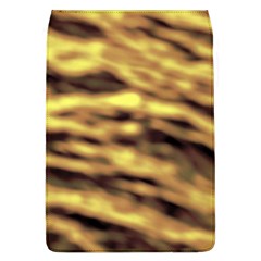 Yellow  Waves Abstract Series No10 Removable Flap Cover (l) by DimitriosArt