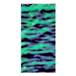 Green  Waves Abstract Series No6 Shower Curtain 36  x 72  (Stall)  Curtain(36 X72 ) - 33.26 x66.24  Curtain(36 X72 )