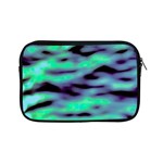 Green  Waves Abstract Series No6 Apple iPad Mini Zipper Cases Front