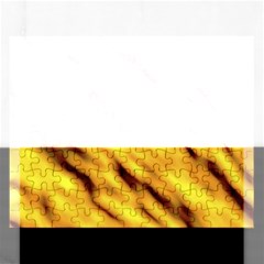 Yellow  Waves Abstract Series No8 Rectangular Jigsaw Puzzl by DimitriosArt