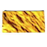 Yellow  Waves Abstract Series No8 Pencil Case Front